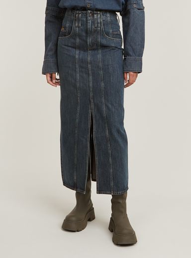 Viktoria Moto Long Skirt